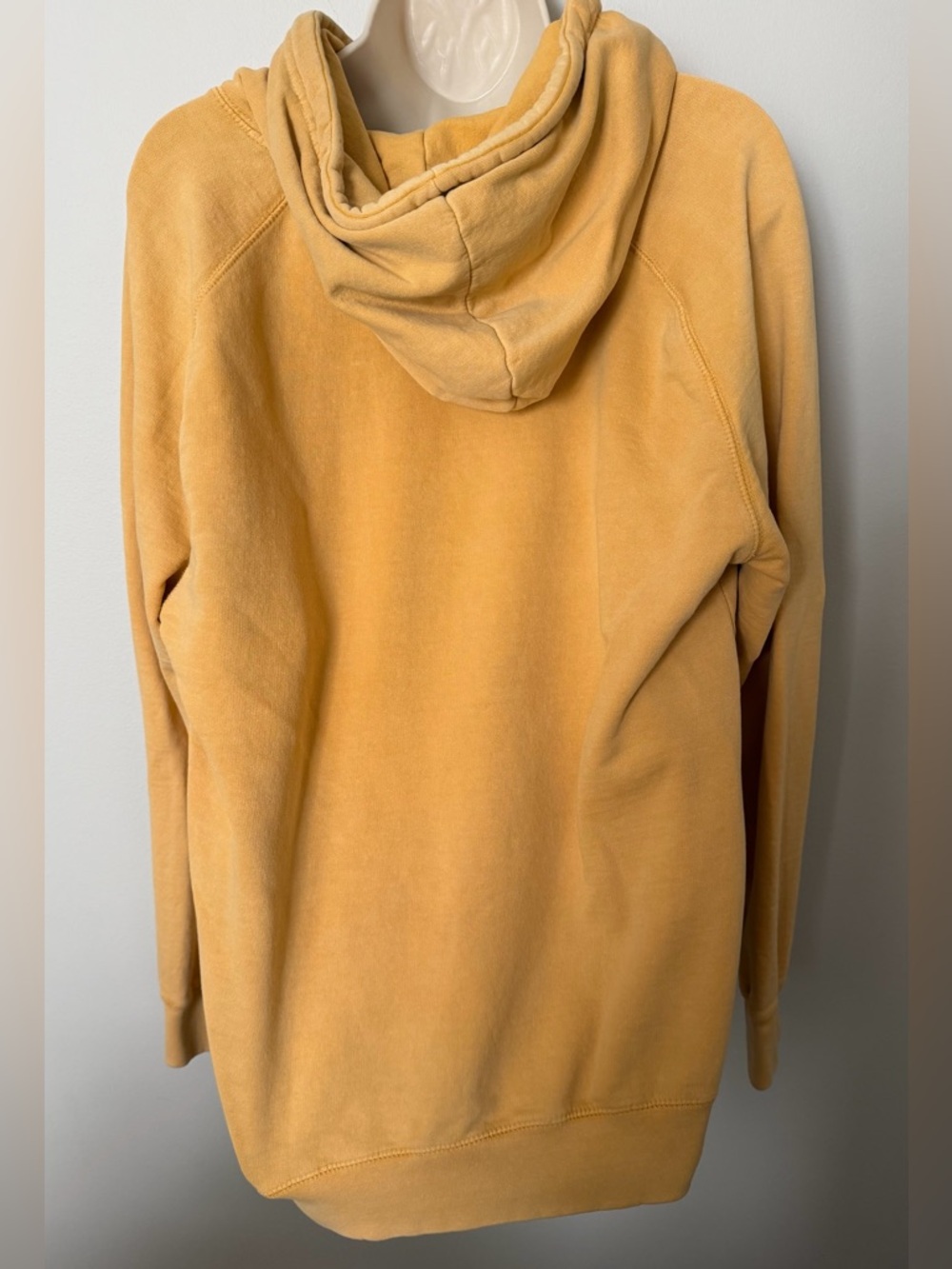 Lane Seven Mustard Yellow Floral Graphic Hoodie Sweatshirt w/ Christian Message - Picture 2 of 14